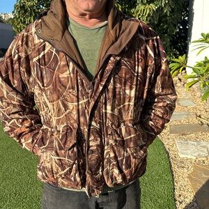 Cabela's Camo Hooded Fleece Jacket